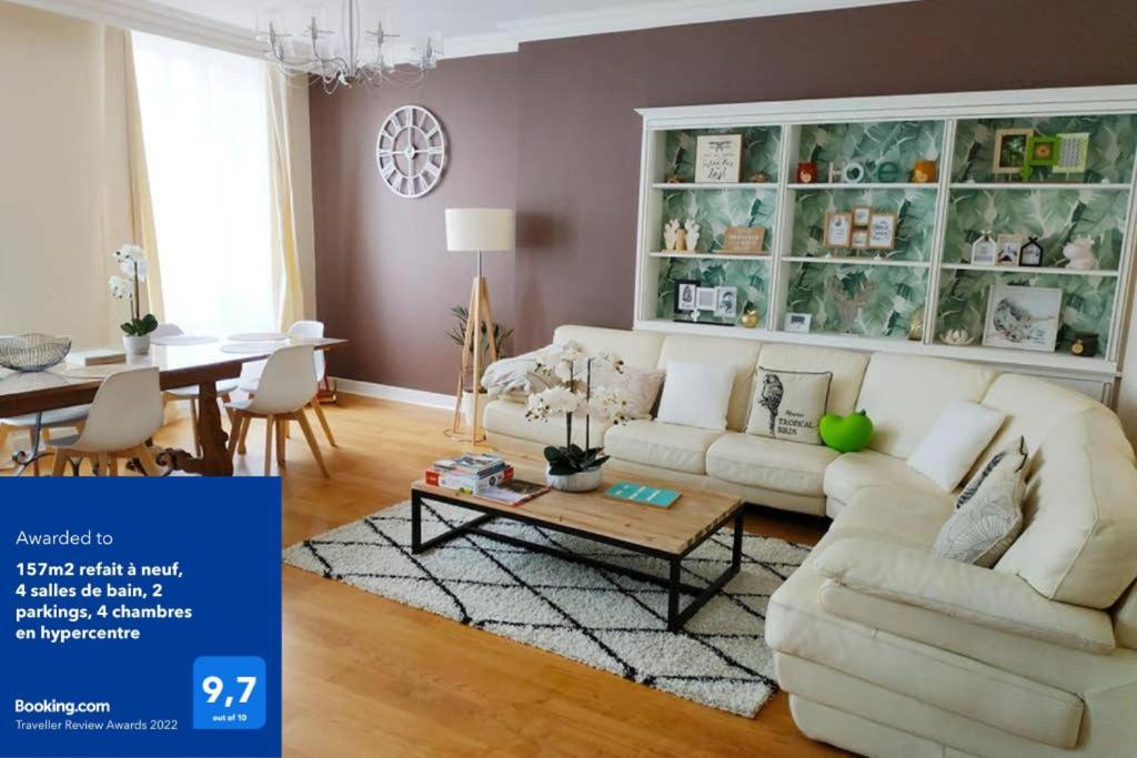 157m2, 4 Chambres, 4 Salles De Bains, 2 Wc, 2 Parkings En Hypercentre Apartment